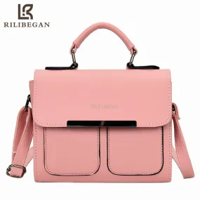 RILIBEGAN Split Leather Crossbody Handbag or Shoulder Bag