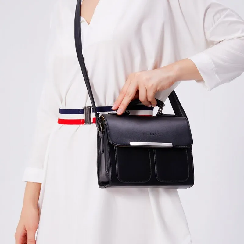RILIBEGAN Split Leather Crossbody Handbag or Shoulder Bag