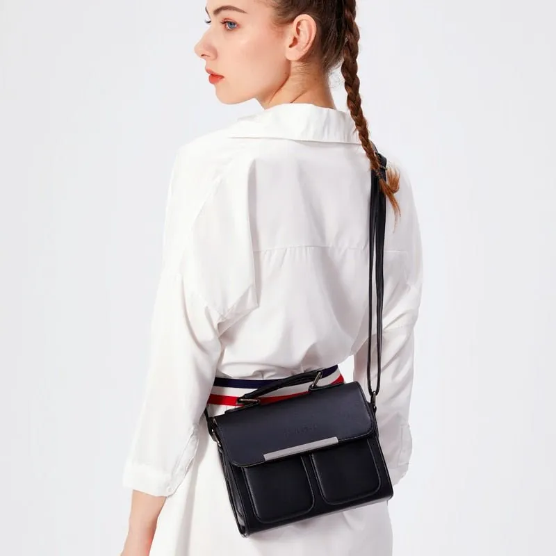 RILIBEGAN Split Leather Crossbody Handbag or Shoulder Bag