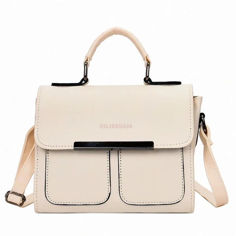 RILIBEGAN Split Leather Crossbody Handbag or Shoulder Bag