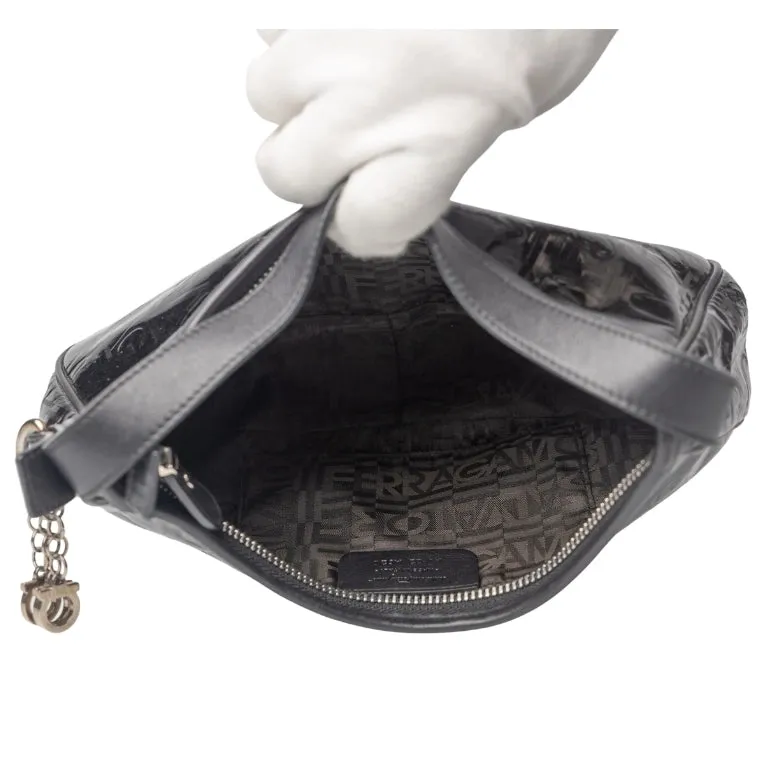 Salvatore Ferragamo Patent Leather Shoulder Bag