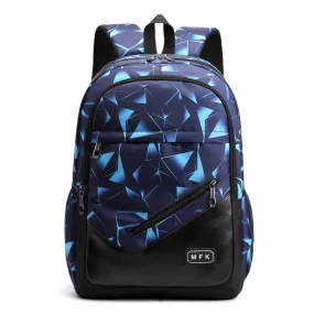 School Backpack External USB Charge