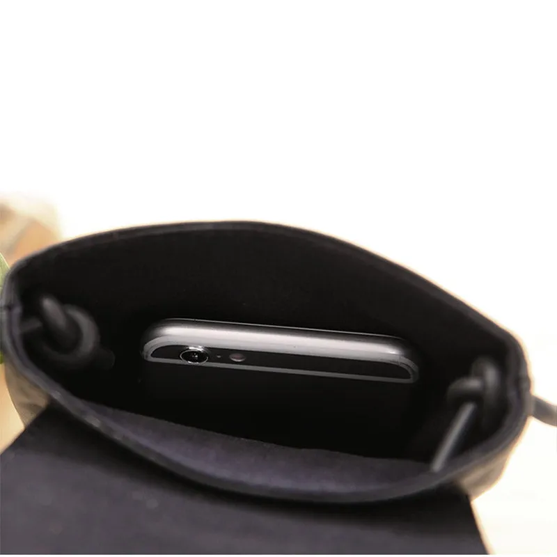 Small Black Leather Womens Crossbody Phone Bags Shoulder Bag Purse for Women