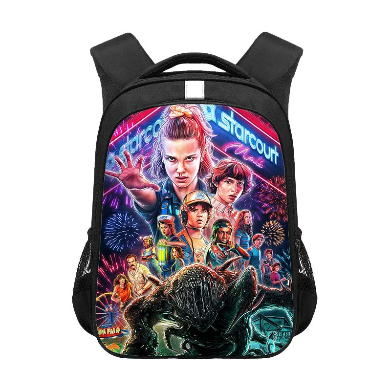 Stranger Things Backpack Student Bag Cute And Breathable Backpack