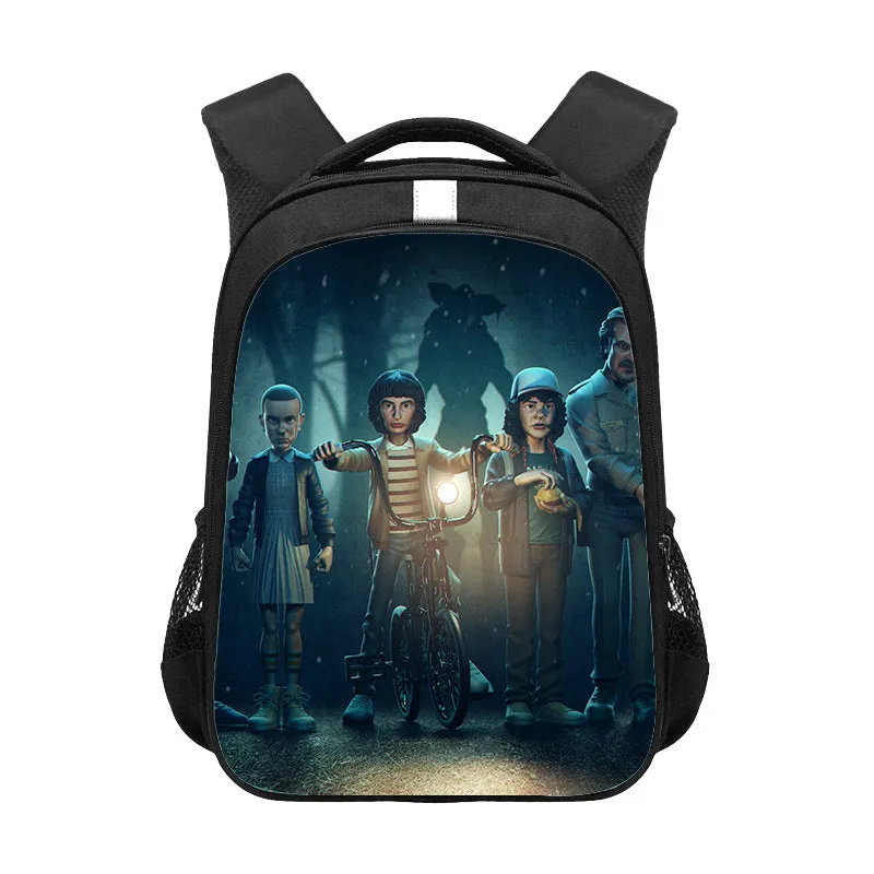 Stranger Things Backpack Student Bag Cute And Breathable Backpack