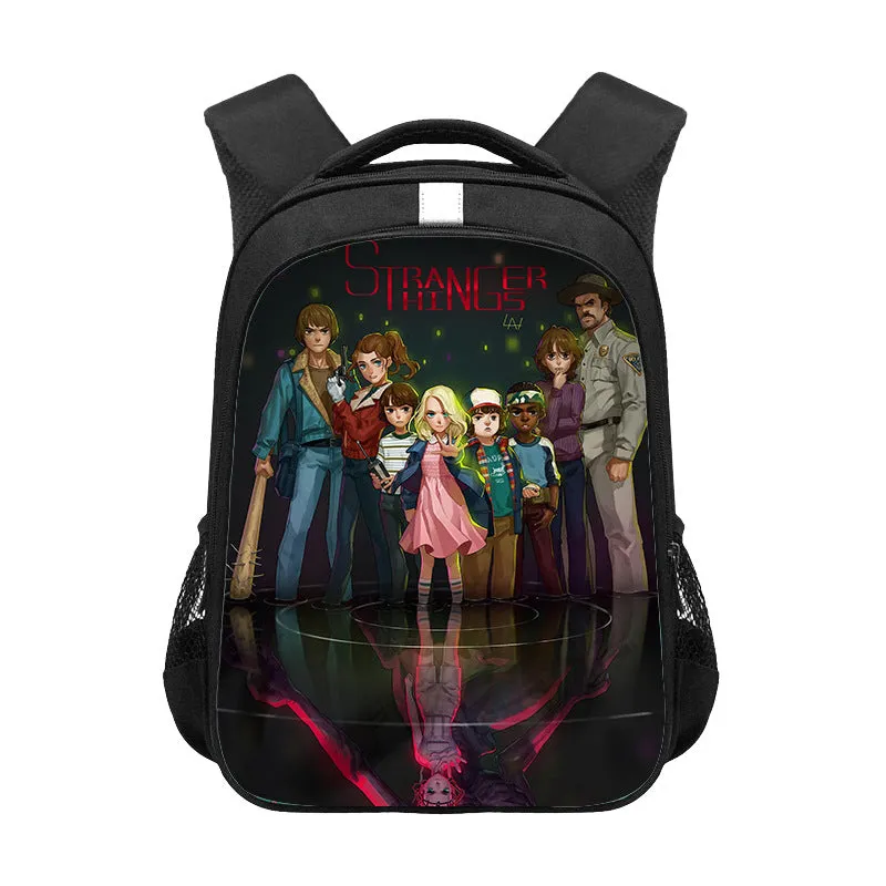 Stranger Things Backpack Student Bag Cute And Breathable Backpack