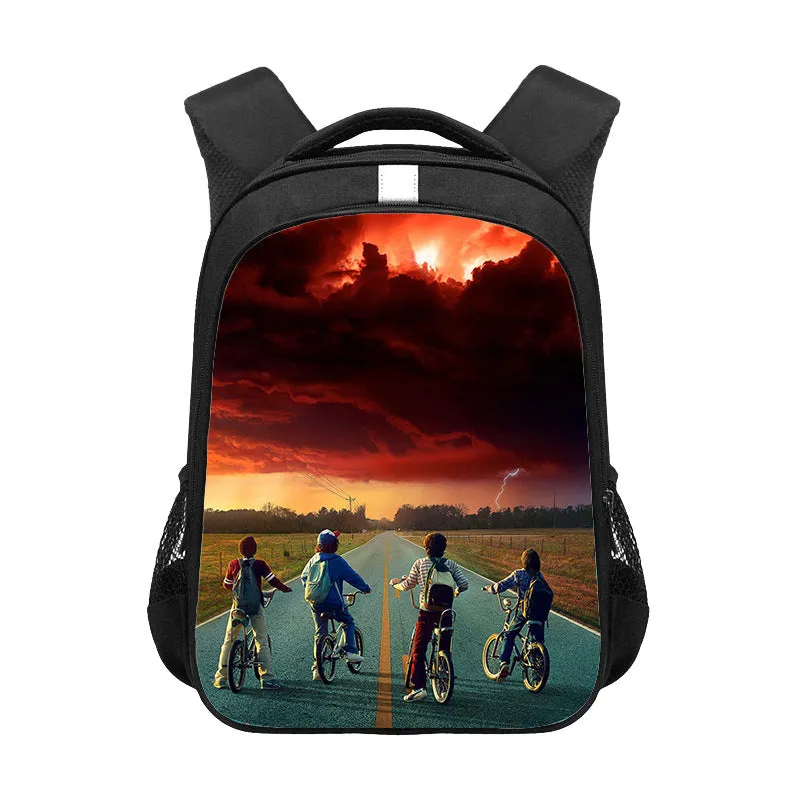 Stranger Things Backpack Student Bag Cute And Breathable Backpack