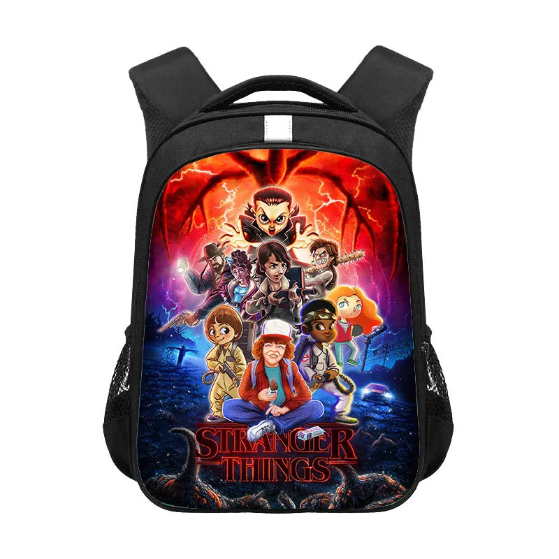 Stranger Things Backpack Student Bag Cute And Breathable Backpack