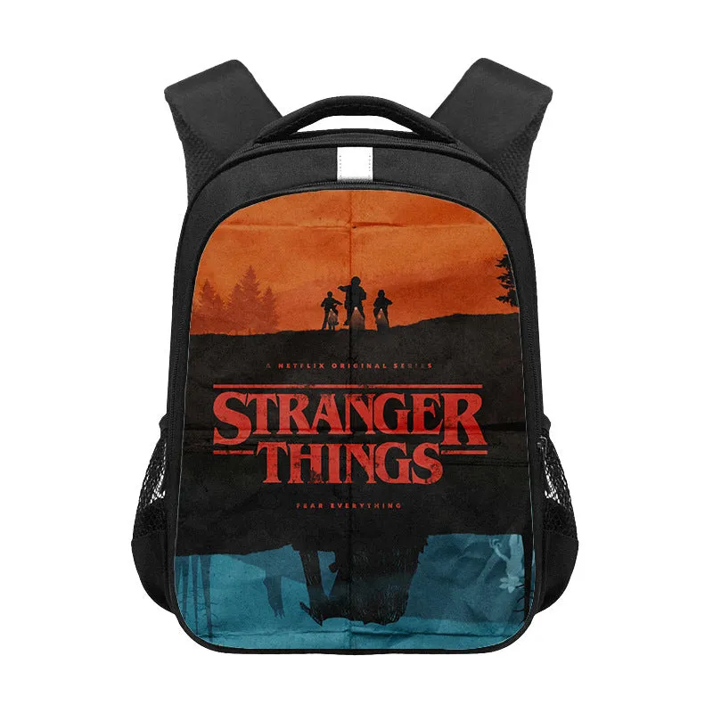 Stranger Things Backpack Student Bag Cute And Breathable Backpack