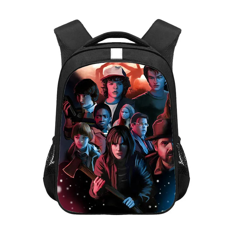 Stranger Things Backpack Student Bag Cute And Breathable Backpack