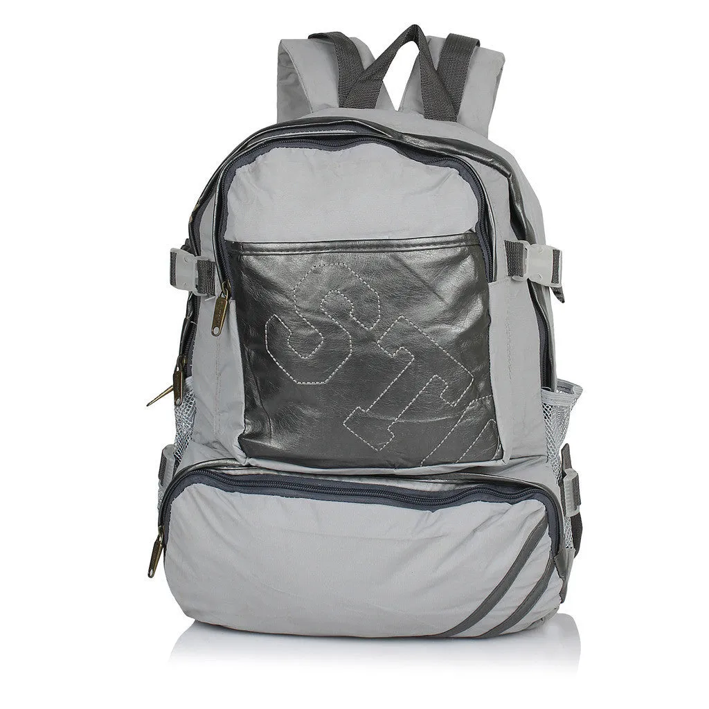 Suntop A95 17 L Backpack(Cream and Silver)