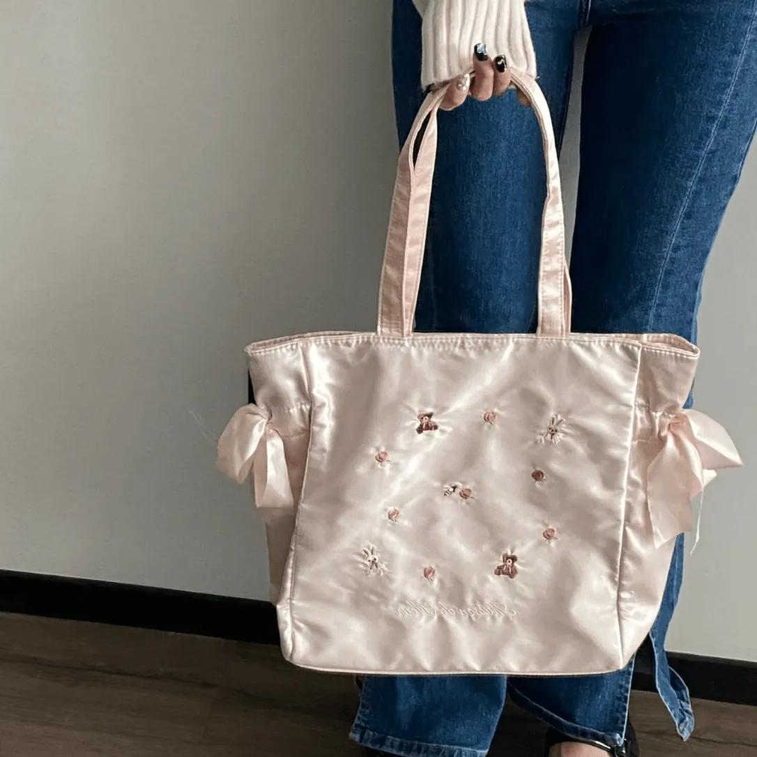 Sweet Bunny Bear Rose Shoulder Bag