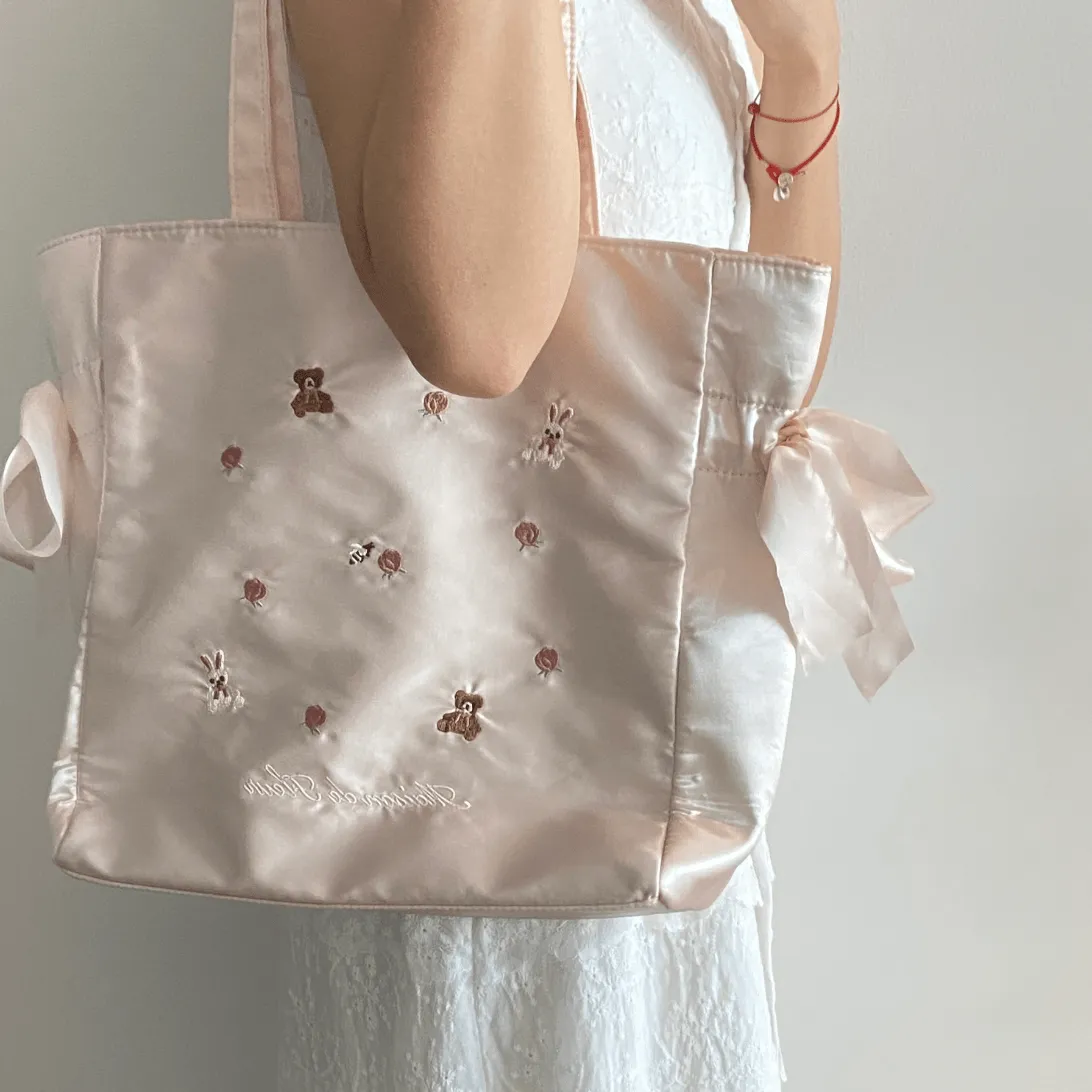 Sweet Bunny Bear Rose Shoulder Bag