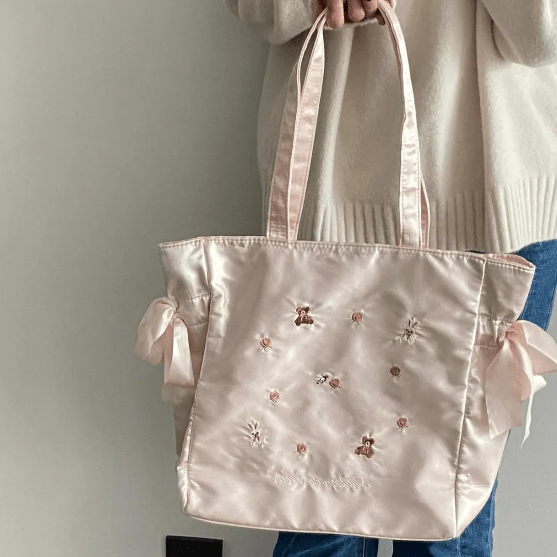 Sweet Bunny Bear Rose Shoulder Bag