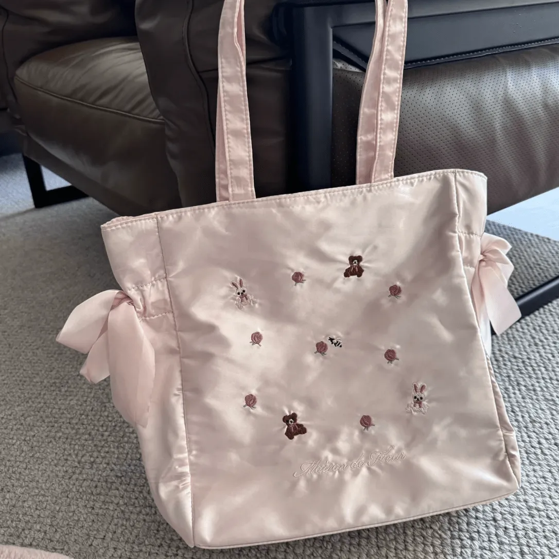 Sweet Bunny Bear Rose Shoulder Bag