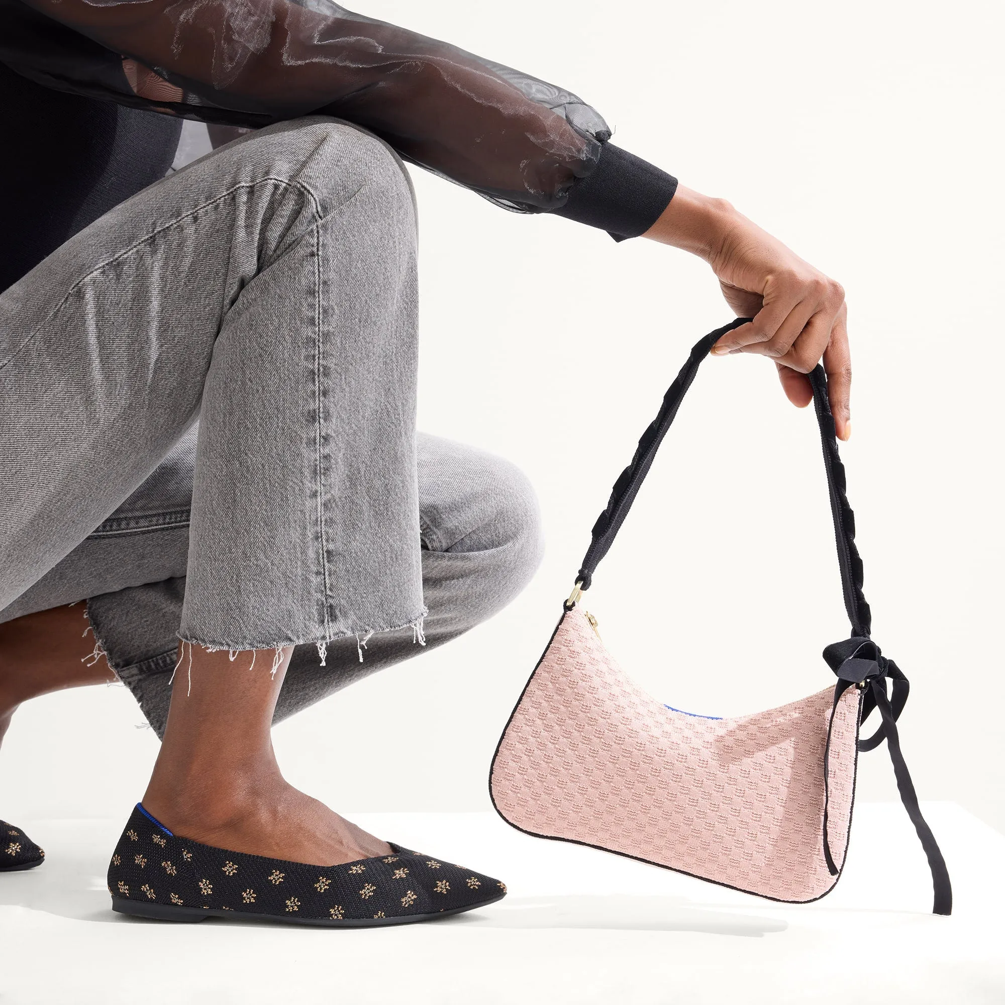 The Mini Shoulder Bag - Ballerina Bow