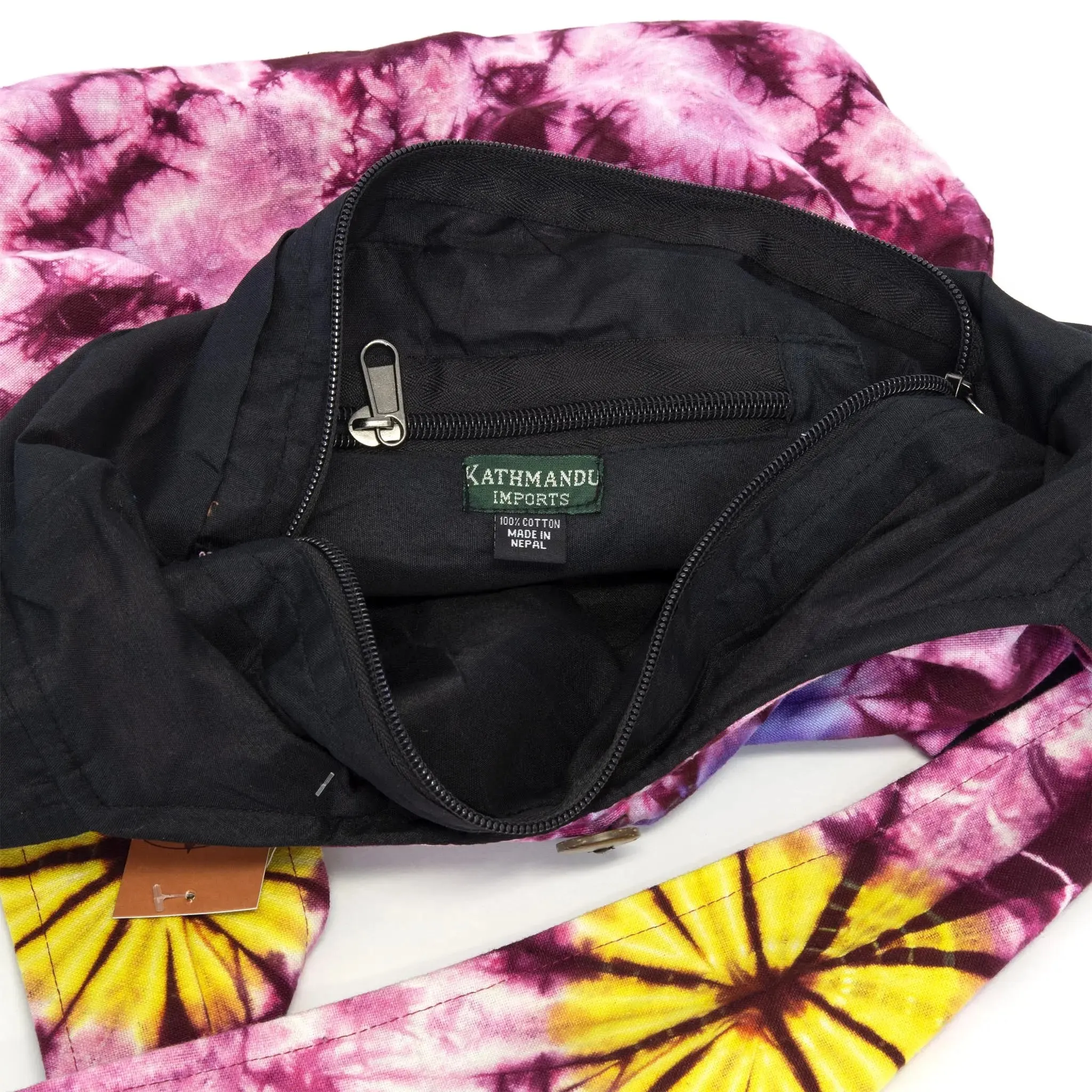 Tie Dye Burst Shoulder Bag