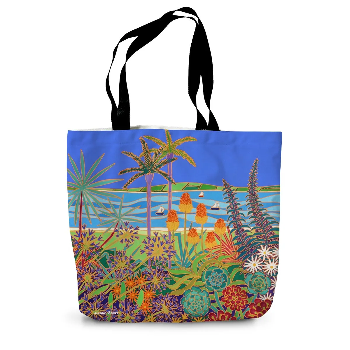 Tresco Abbey Gardens Cornwall by Joanne Short Canvas Tote Bag
