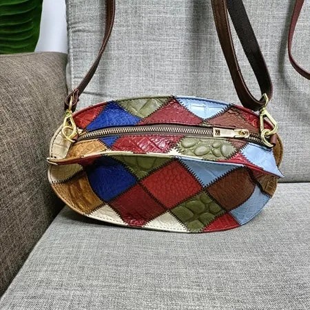 Uique Ladies Small Leather Shoulder Bag Crossbody Boho Bag For Women