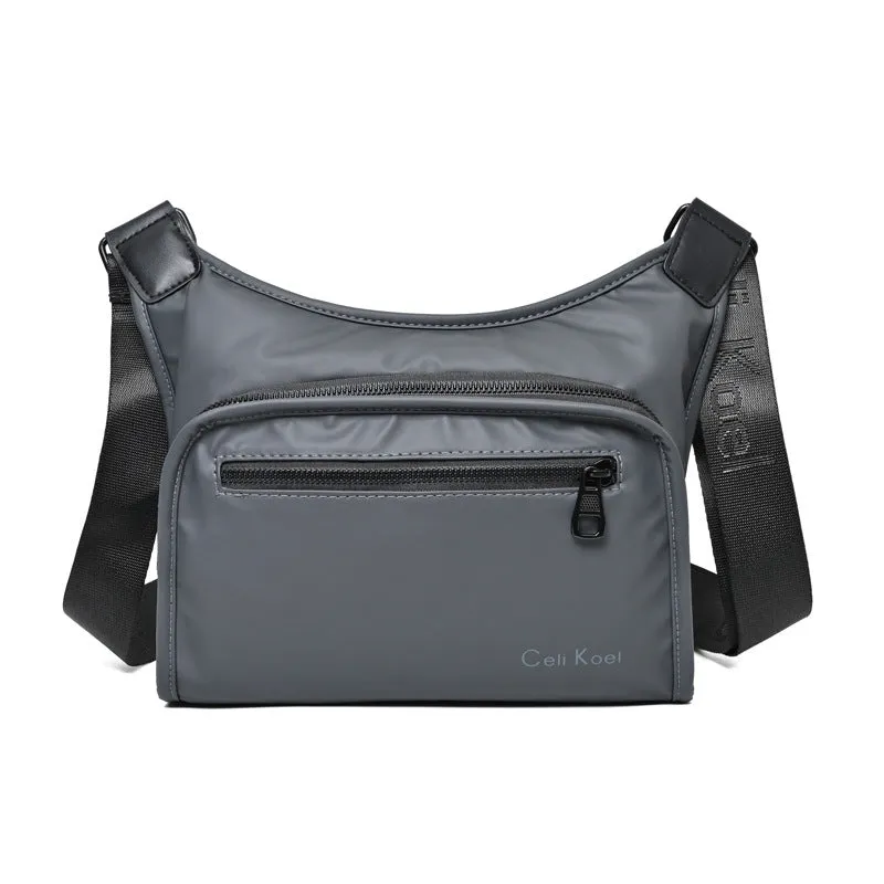 XIANGTUIBAO Messenger Bag Men's New Stylish Good Texture Simple Casual Shoulder Backpack Korean Style Popular Texture Large Capacity Chest Bag